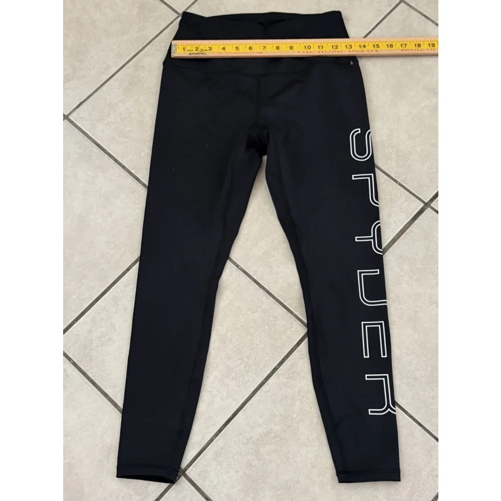 SPYDER HIGH RISE LEGGING 25” BLACK COLOR SIZE SMALL - Picture 3 of 7